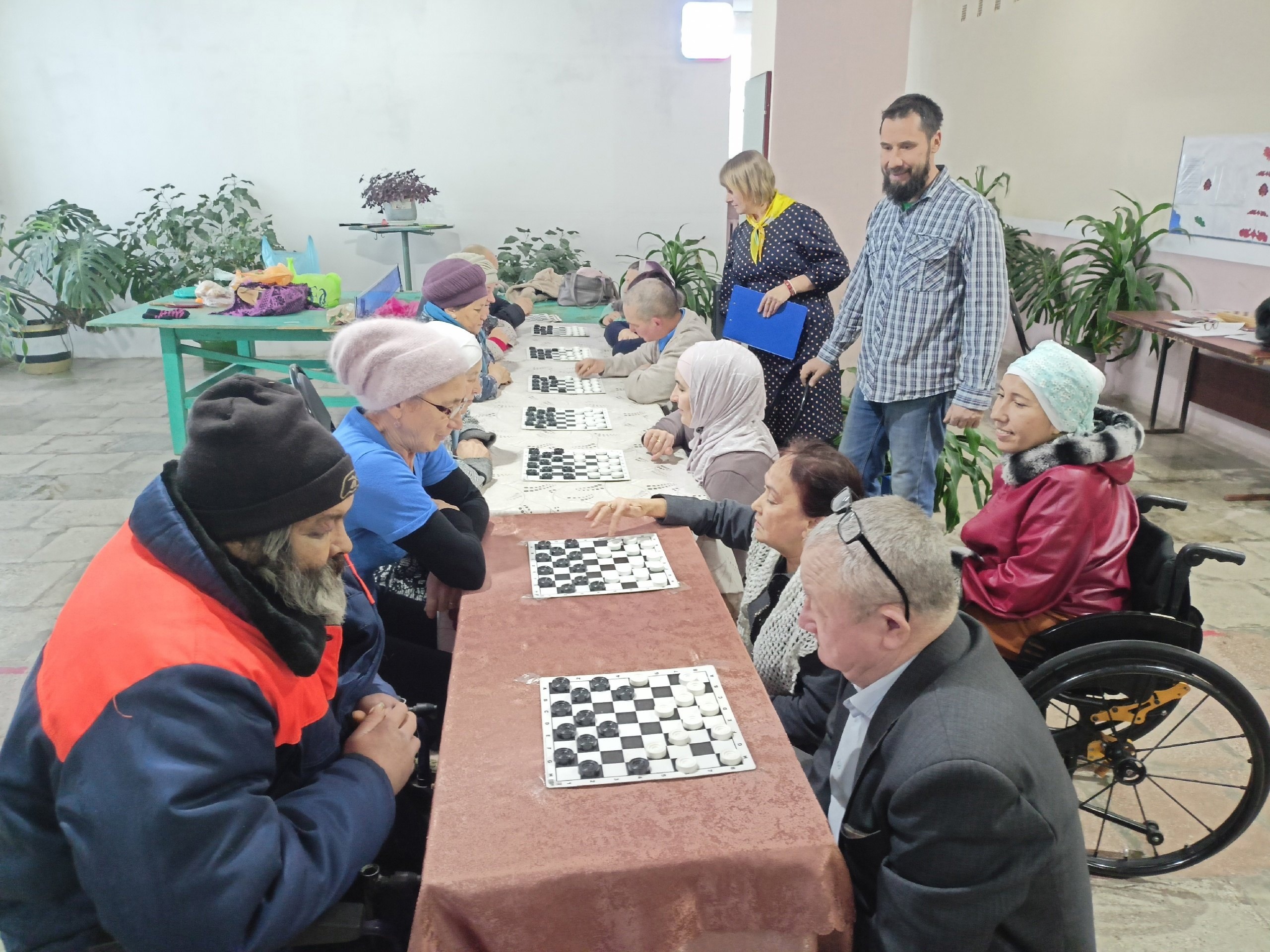 В с. Н. Смаиль состоялся турнир по шашкам с чемпионкой мира.