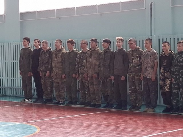 В КОГОБУ &quot;Лицей г. Малмыжа&quot;  начались учебные сборы для обучающихся 8 классов.