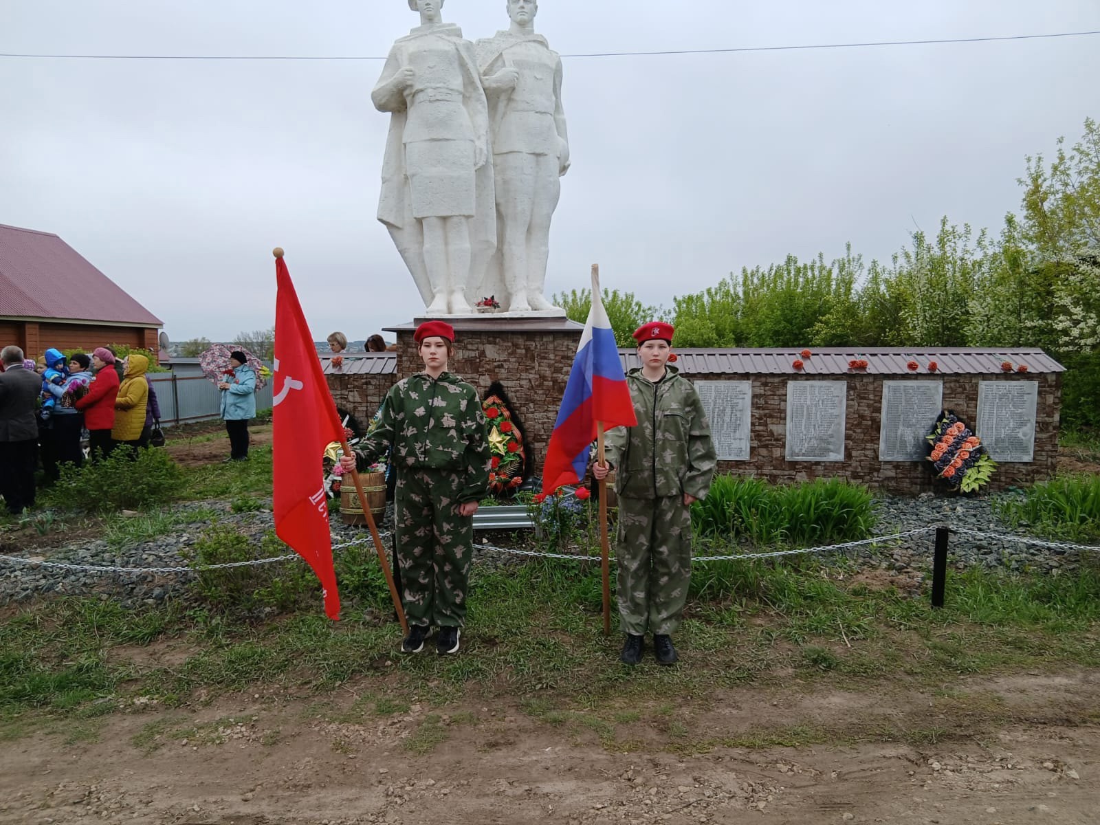 Митинг в селе Савали.