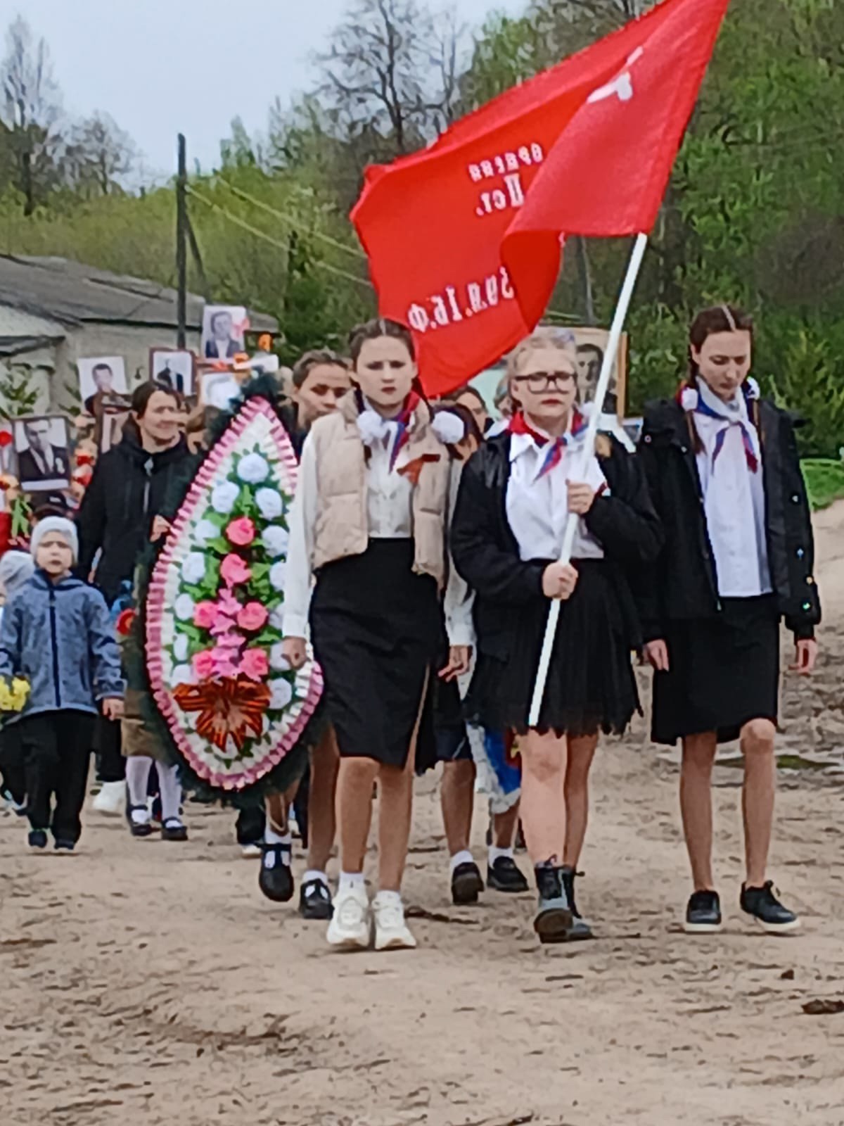 В селе Мари-Малмыж состоялся митинг, посвященный 80-летию Великой Победы.
