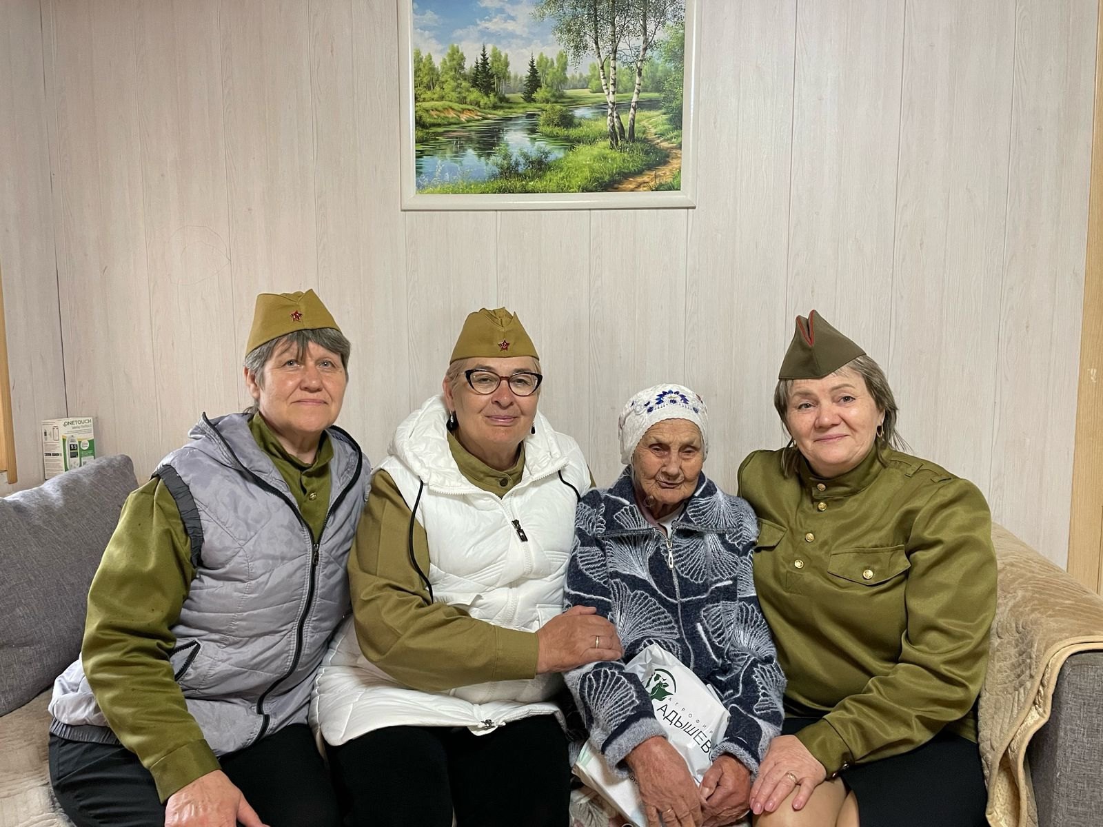 Жители  Аджимского сельского  поселения достойно встретили День Победы.
