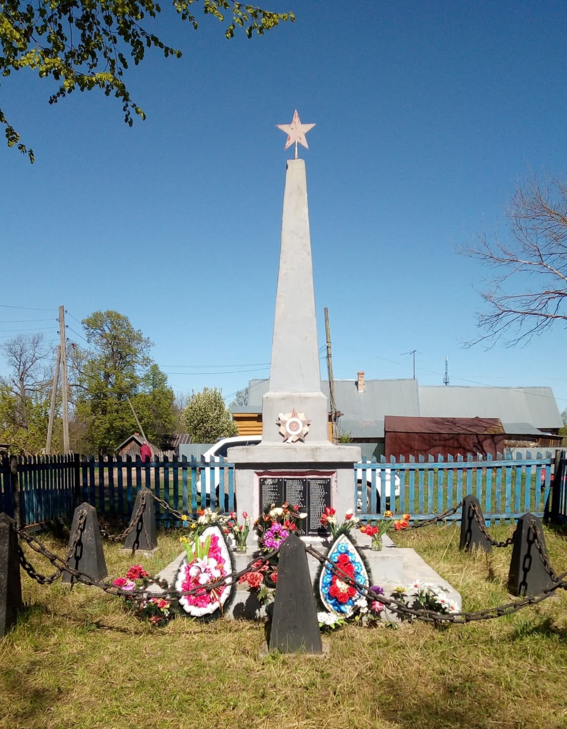 В населенных пунктах Плотбищенского сельского поселения, у обелисков участникам Великой Отечественной войны, прошли митинги.